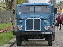 Ein LKW IFA H3A im April 2017 in Dresden.