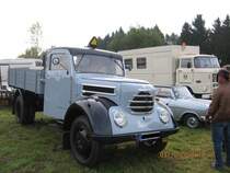 Garant K 30 Pritsche Hersteller Automobilwerk Zittau Bild habe ich am 03.10.2010 in Bennekenstein/Harz gemacht.