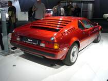 Heckansicht eines BMW M1. 1978 - 1981. Techno Classica Essen am 22.03.2018.