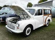 =Morris Minor Traveller, Bj. 1970, steht zum Verkauf bei der Veterama, 10-2017