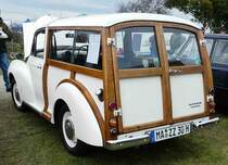 =Morris Minor Traveller, Bj. 1970, steht zum Verkauf bei der Veterama, 10-2017