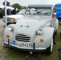 =Citroen 2 CV, konnte bei der Veterama gewonnen werden, 10-2017