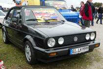 =VW Golf I Cabrio, konnte bei der Veterama gewonnen werden, 10-2017
