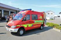Feuerwehr Büdingen Mercedes Benz Sprinter ELW (Florian Büdingen 1-11) am 15.04.18 beim Tag der offenen Tür 