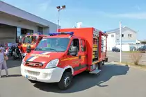 Feuerwehr Büdingen IVECO Daily GW-L (Florian Büdingen 1-64-1) am 15.04.18 beim Tag der offenen Tür 