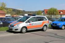 DRK Ortsverband Ortenberg Opel Zafira MTF am 15.04.18 beim Tag der offenen Tür der Feuerwehr Büdingen