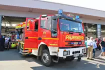 Feuerwehr Büdingen IVECO LF 16/16 CAFS (Florian Büdingen 1-44) am 15.04.18 beim Tag der offenen Tür 