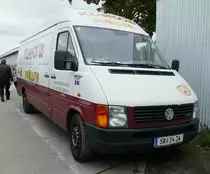 =VW LT 35 eines Ausstellers, gesehen auf dem Gelände der Veterama, 10-2017