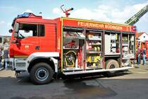 Feuerwehr Büdingen MAN TGM TLF4000 (Florian Büdingen 1-22-1) am 15.04.18 beim Tag der offenen Tür 