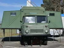 Ein Robur LO mit Stabskoffer im April 2018 im Luftfahrttechnischen Museum Rothenburg.