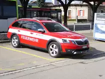 SBB - Skoda Oktavia als SBB Feuerwehrwagen in Burgdorf am 16.04.2018