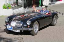 Ein MG MGA bei der 29. Viersener Oldtimer-Rallye am 27.05.2017