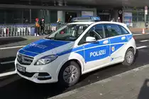 Mercedes-Benz B-Klasse Electric Drive der Polizei in Düsseldorf, 13.11.2017