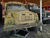 Ein Tatra 148 Flugfeldtankfahrzeug im April 2018 im Luftfahrttechnischen Museum Rothenburg.