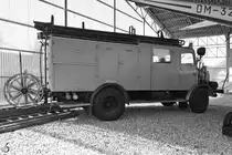 Ein IFA S 4000 der Feuerwehr im April 2018 im Flugplatzmuseum Cottbus.