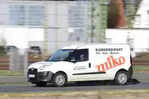 Fiat Dobló Cargo mitgezogen am 6.4.2018 in der nähe des BHF Herzogenrath.