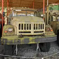 Ein Zil-131 KO Kofferfahrzeug im April 2018 im Flugplatzmuseum Cottbus.