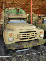 Ein Startkommandopunkt SKP 11 (Zil-130) im April 2018 im Flugplatzmuseum Cottbus.