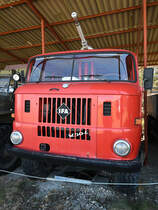 Ein W 50 als Tanklöschfahrzeug TLF 16 im April 2018 im Flugplatzmuseum Cottbus.