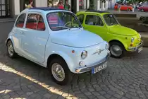 Fiat  nuovo 500  bei der 29. Viersener Oldtimer-Rallye am 27.05.2017 