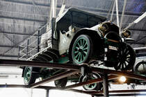 Saurer Lastwagen von Feldschlösschen aus dem Jahre 1922 am Tag der offenen Tür bei der Brauerei Feldschlösschen. Die Aufnahme stammt vom 28.04.2018.