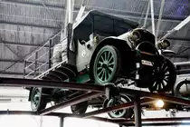 Saurer Lastwagen von Feldschlösschen aus dem Jahre 1922 am Tag der offenen Tür bei der Brauerei Feldschlösschen. Die Aufnahme stammt vom 28.04.2018.