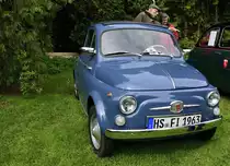 Fiat 500 „Frühlingserwachen“ der Oldtimer-Interessengemeinschaft Grenzland, am 1.5.2018. Geilenkirchener Sportpark Loherhof