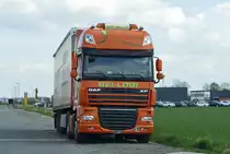 DAF XF Sattelzug  BEI-LOGI  im Industriegebiet Silberberg bei Euskirchen - 14.04.2018