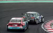 Audi A3 und Seaat Leon Cupra WTCR, am 29.04.2018.