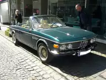 BMW E9 3.5 Cabrioletumbau der Karosseriefabrik Baur/Stuttgart. Oldtimertreffen Essen-Kettwig am 01.05.2018.