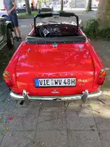 Triumph TR4A bei der 29. Viersener Oldtimer-Rallye am 27.05.2017 