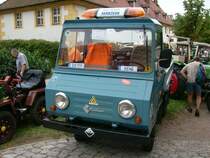 Multicar M24 auf dem gelnde des Landwirtschaftsmuseum Blankenhain zum alljhrlichen Oldtimer und Schleppertreffen.