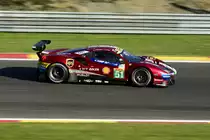 Mitzieher bei der Langstrecken-WM (FIA WEC) – Sechs Stunden von Spa-Francorchamps 5.Mai 2018, Nr.51, AF Corse, Ferrari 488 GTE Evo, Fahrer: Alessandro Pier Guidi & James Calado
