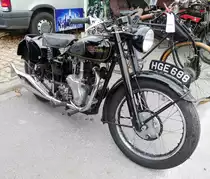 =Velocette MAC 350, Bj. 1950 steht zum Verkauf bei der Veterama, 10-2017