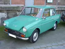 DAF 31  Daffodil . 1961 - 1963. Von diesem Modell bauten die Eindhovener 25101 Fahrzeuge. Der 2-Zylinderboxermotor hat einen Hubraum von 746 cm³ und leistet 26 PS. Motorworld Historicar am 05.05.2018.