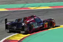 Oreca-Prototyp, Rebellion R-13 (Gibson) LMP1 mit der Startnummer 1, Fahrer: André Lotterer, Neel Jani & Bruno Senna, Nachschuß im  Busstop  Schikane beim Langstrecken-WM (FIA WEC) – Sechs Stunden von Spa-Francorchamps 5.Mai 2018 