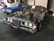 Mercury Cougar Convertible des Modelljahres 1972. Motorworld Historicar Duisburg am 05.05.2018.