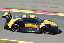Mitzieher LM GTE Nr.56 AM, Project 1 Motorsport, Porsche 911 RSR, Jörg Bergmeister, Patrick Lindsey & Egidio Perfetti. Langstrecken-WM (FIA WEC) – Sechs Stunden von Spa-Francorchamps 5.Mai 2018.