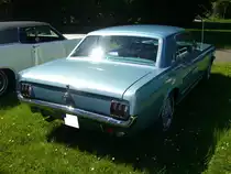 Heckansicht eines Ford Mustang Hardtop Coupe. Prinz-Friedrich-Oldtimertreffen am 06.05.2018 in Essen-Kupferdreh.