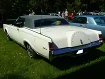 Heckansicht eines Lincoln Continental Mark III Coupe des Modelljahres 1969. Prinz-Friedrich Oldtimertreffen am 06.05.2018 in Essen Kupferdreh.