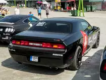 Dodge Challenger Gen. 3. (Rückansicht) gesehen am 29.04.2018.