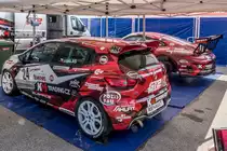 Renault Clio IV als Rennwagen, in rahmen des FIA CEZ am 29.04.2018