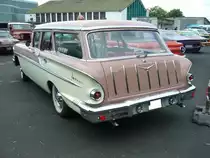 Heckansicht eines Chevrolet Series 1800 Bel Air Nomad Wagon aus dem Jahr 1958. Primers Run Krefeld am 10.05.2018.