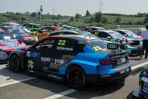 Audi RS3 Limousine WTCR (Rückansicht) am 29.04.2018.