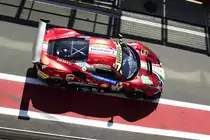 In der Boxengasse unterwegs, LM GTE Nr.51, AF Corse, Ferrari 488 GTE Evo, Fahrer: Alessandro Pier Guidi & James Calado. Langstrecken-WM (FIA WEC) – Sechs Stunden von Spa-Francorchamps 5.Mai 2018