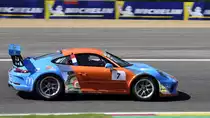 Mitzieher der #7 Sébastien DUMEZ (FRA) Team 85 Bourgoin Racing; Porsche GT3 Cup 991, Rahmenprogramm der FIA WEC 6h Spa Francorchamp. Gemeinsames Rennen der Porsche GT3 Cup Challenge Benelux, und des Porsche Carrera Cup France am 5. Mai 2018