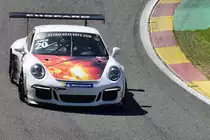 #20 Pierre PIRON (BEL) vom Team: Kronos Porsche Centre; Porsche GT3 Cup 991, Rahmenprogramm der FIA WEC 6h Spa Francorchamp. Gemeinsames Rennen der Porsche GT3 Cup Challenge Benelux, und des Porsche Carrera Cup France am 5. Mai 2018