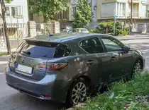 Lexus CT200h, Rückansicht. Foto: 29.04.2018.