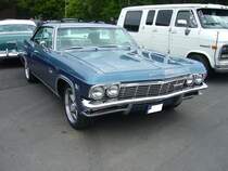 Chevrolet Caprice fourdoor Sedan des Modelljahres 1965 im Farbton mist blue. Primers Run Krefeld am 10.05.2018.