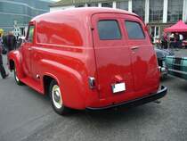 Heckansicht eines Ford F100 Half-Ton Panel Van des Modlljahres 1953. Primers Run Krefeld am 10.05.2018.